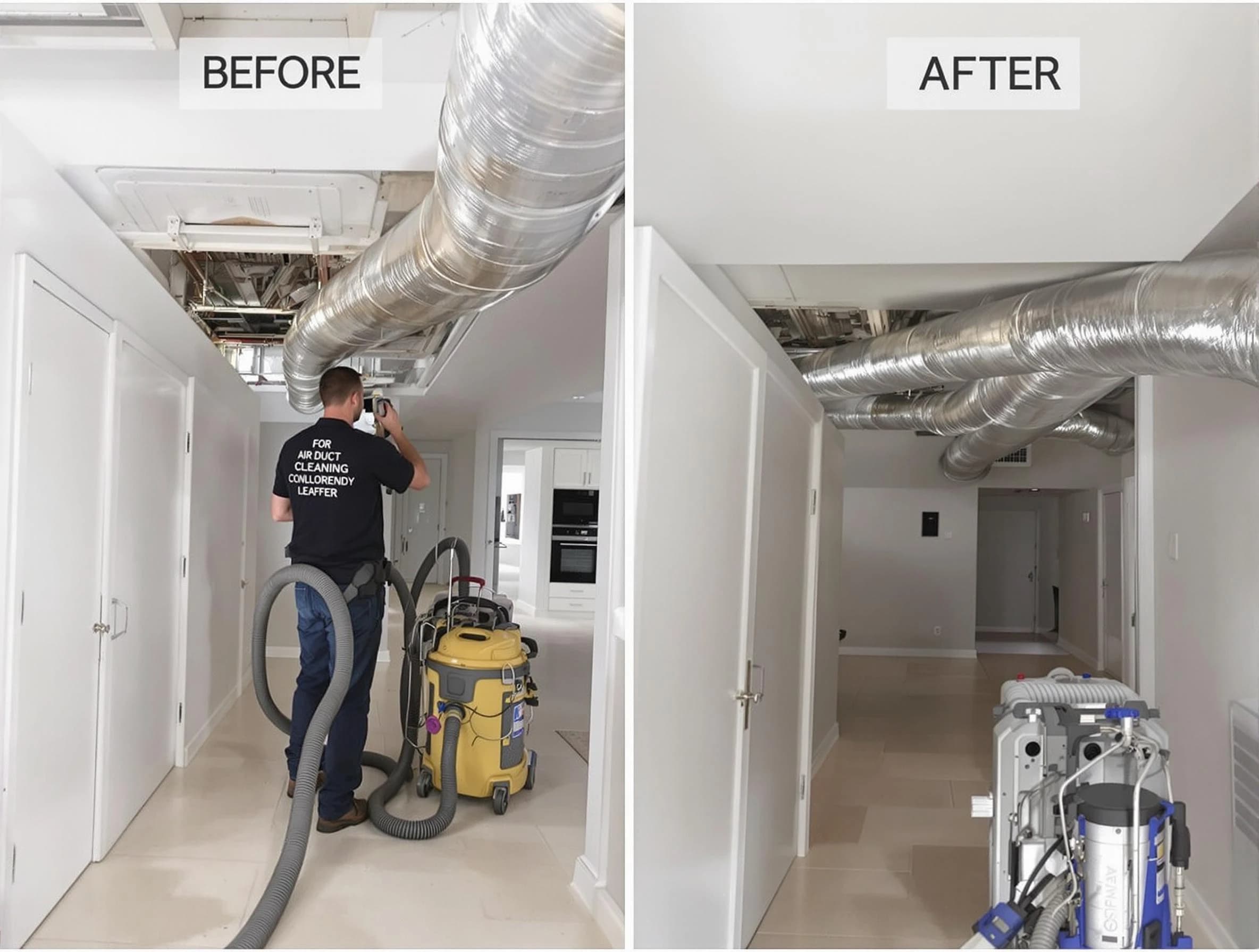 North Valley Air Duct Cleaning professional performing thorough air duct cleaning in North Valley