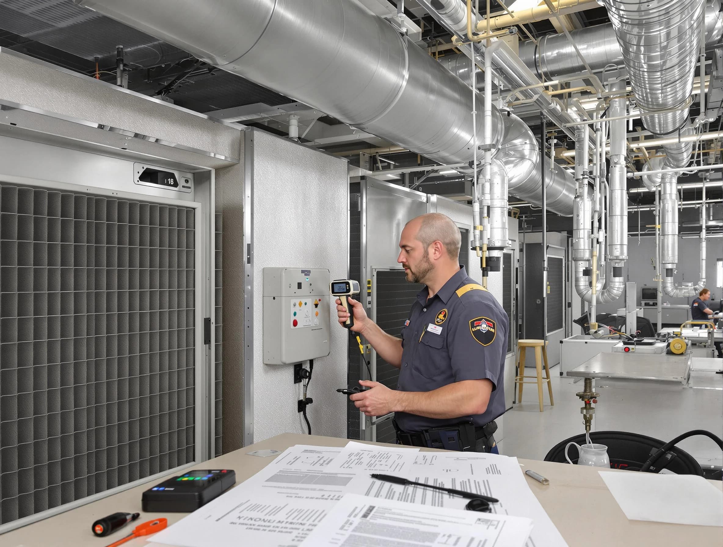 Professional filter system inspection by North Valley Air Duct Cleaning in North Valley