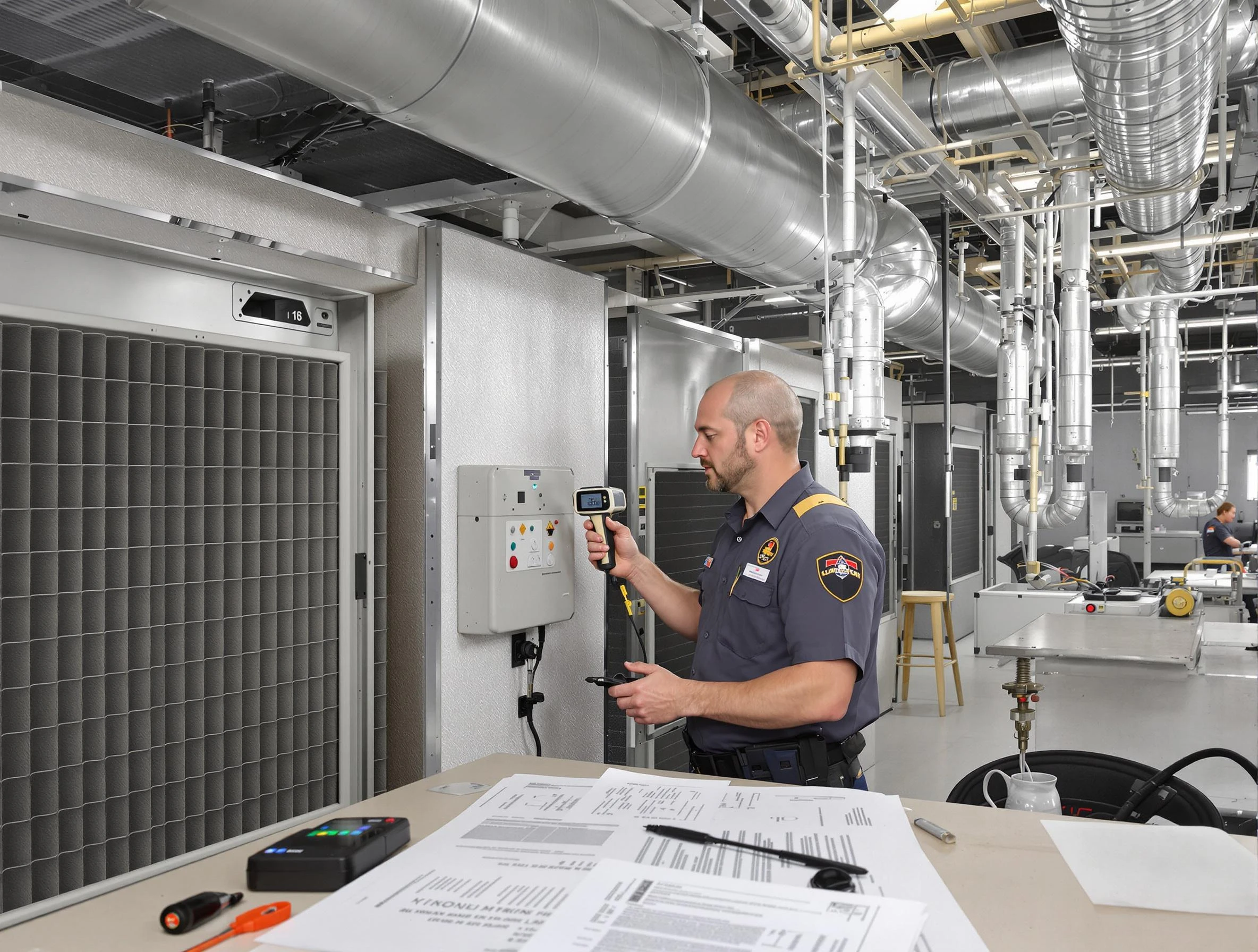 Professional filter system inspection by North Valley Air Duct Cleaning in North Valley